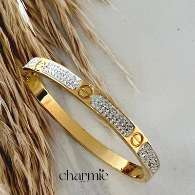 Stainless Steel Gold Bangle