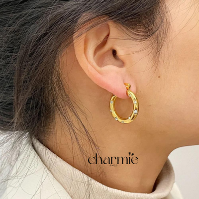 Gold Waterproof earrings